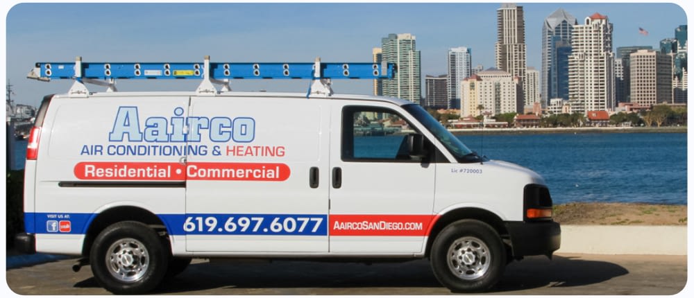 Aairco San Diego HVAC Work Vehicle
